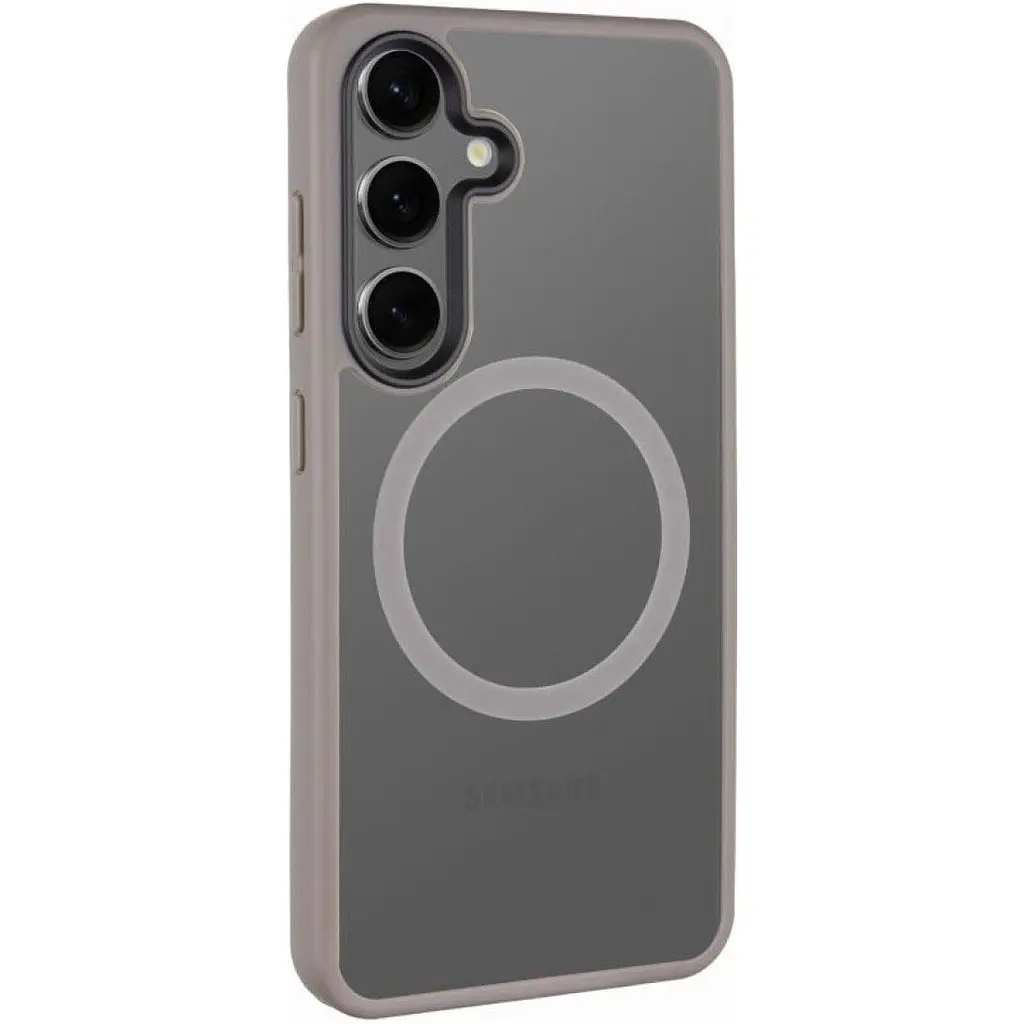 Чохол Epic Metal Buttons with MagSafe для Samsung Galaxy S25 Edge Grey [141795] - фото 2