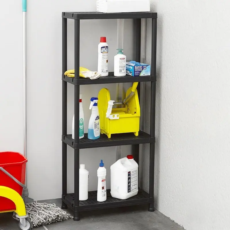 Стеллаж Toomax Universal Vent 63-4 на 4 полки 60х30х138 см черный (00-00005136) - фото 5