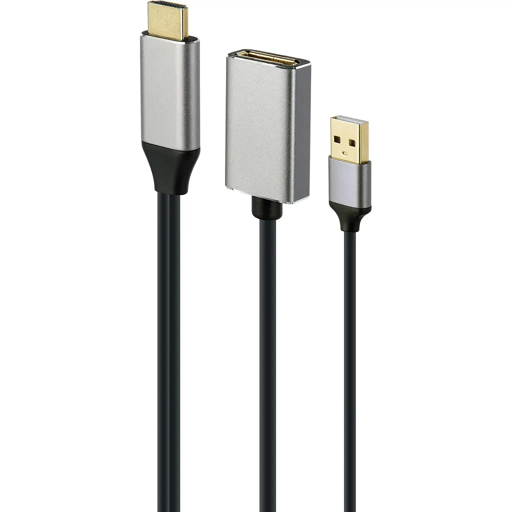 Переходник Cablexpert HDMI на DisplayPort A-HDMIM-DPF-02 (A-HDMIM-DPF-02) - фото 2