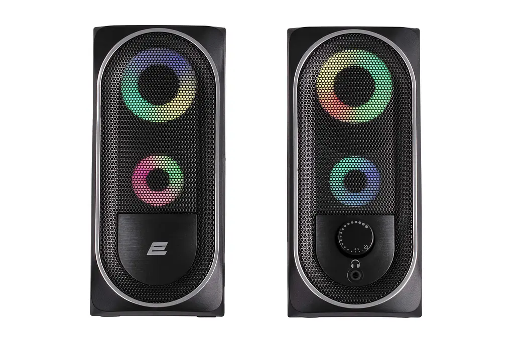 Акустична система 2E PCS234 RGB, 2.0, USB, Black - фото 5