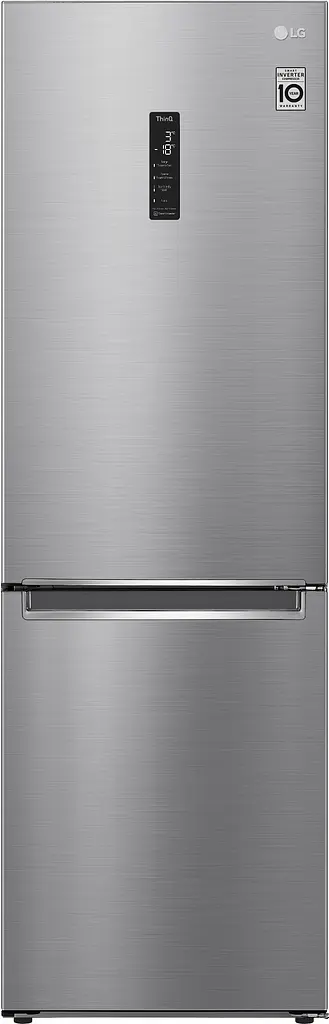 Холодильник з нижньою морозильною камерою LG GA-B459SMQM Платиново-сріблястий (GA-B459SMQM) - фото 2
