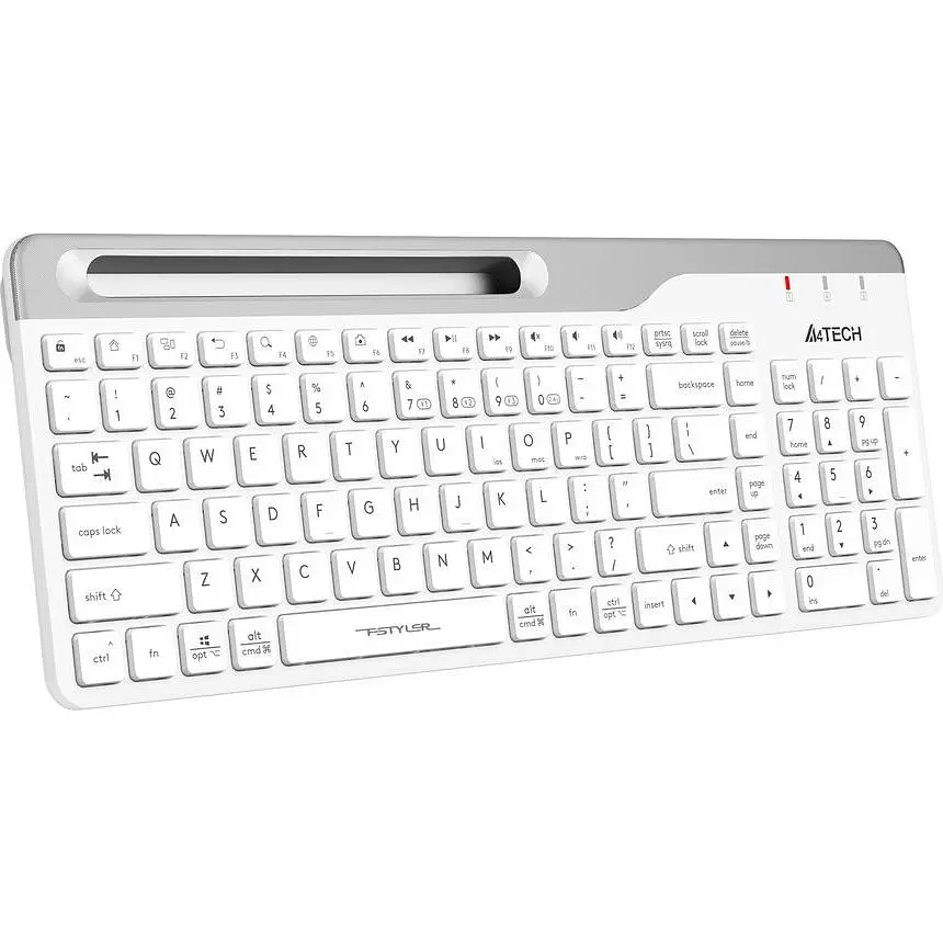 Клавіатура A4Tech Fstyler FBK25 White [114618] - фото 3