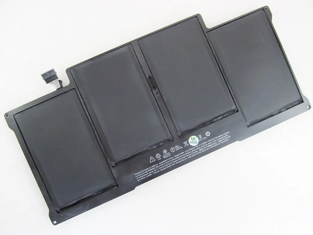 Акумулятор для ноутбука Apple A1496, 54.4Wh (7150 mAh), 4cell, 7.6V, Li-Pol, чорний - фото 2