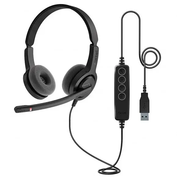 Гарнітура Axtel Voice UC 28 duo NC (AXH-V28UCD) - фото 4