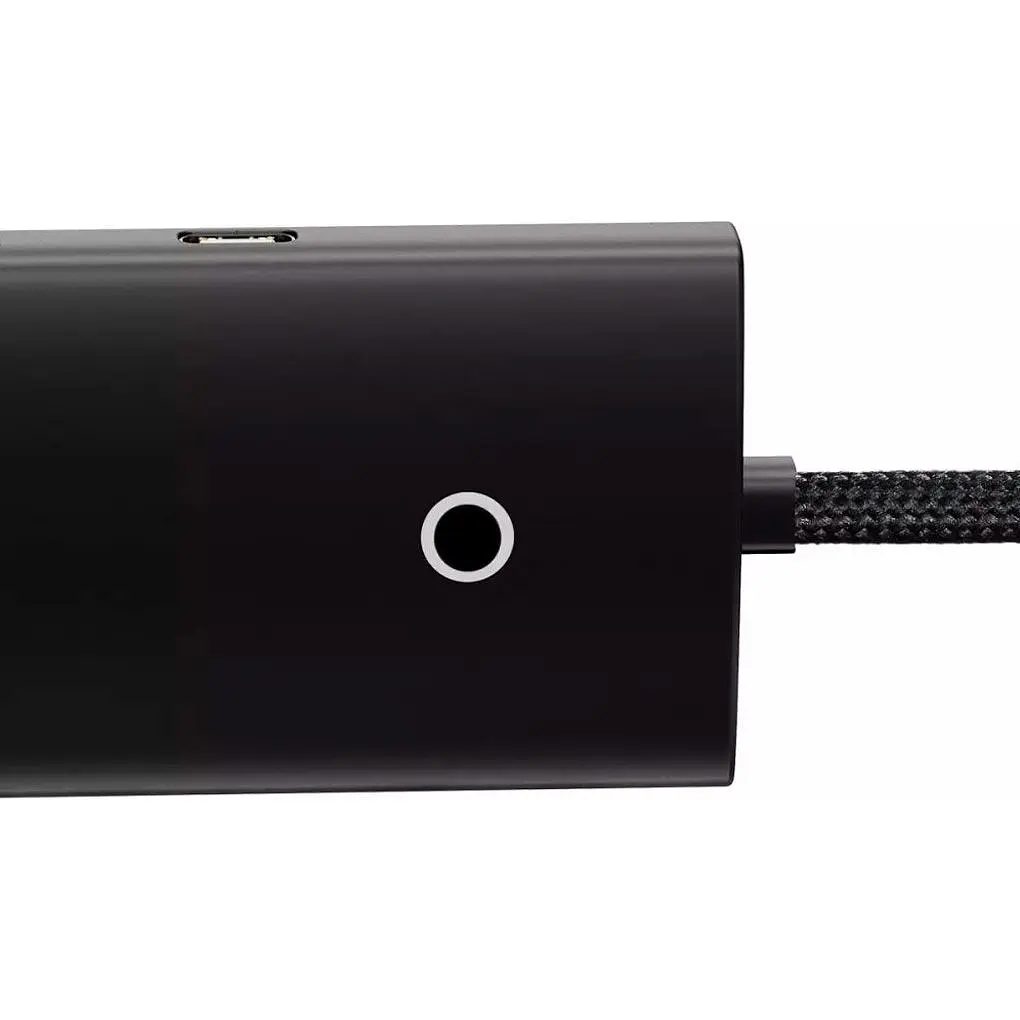 USB-хаб Baseus Lite Series 4-in-1 USB-A Black (WKQX030201) [152644] - фото 4