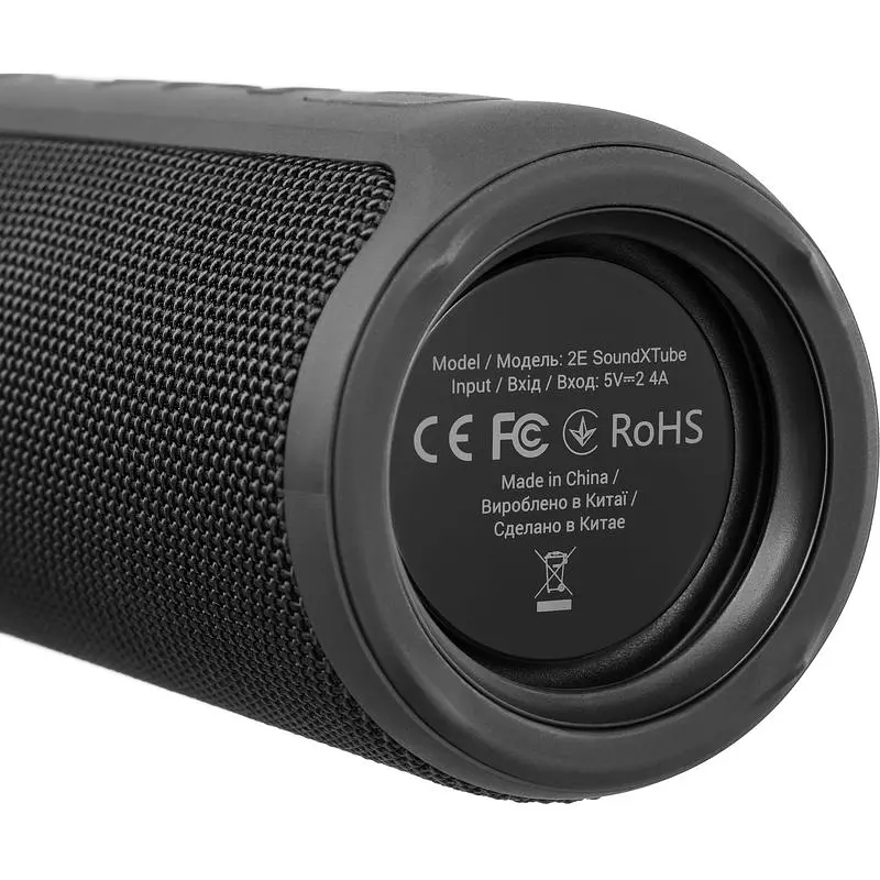 Портативна акустика 2E SoundXTube TWS MP3 Wireless Waterproof Black (2E-BSSXTWBK) - фото 5