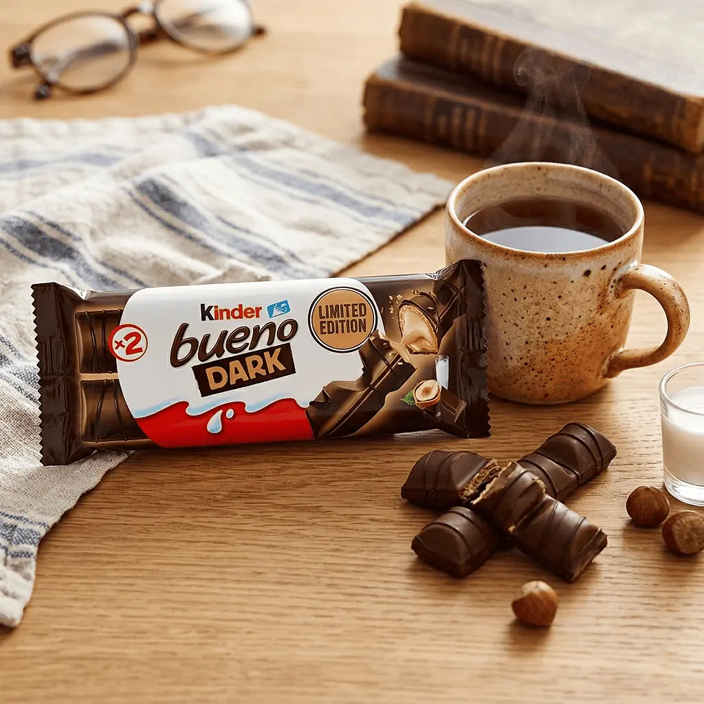 Шоколадні батончики Kinder Bueno Dark 43 г - фото 3
