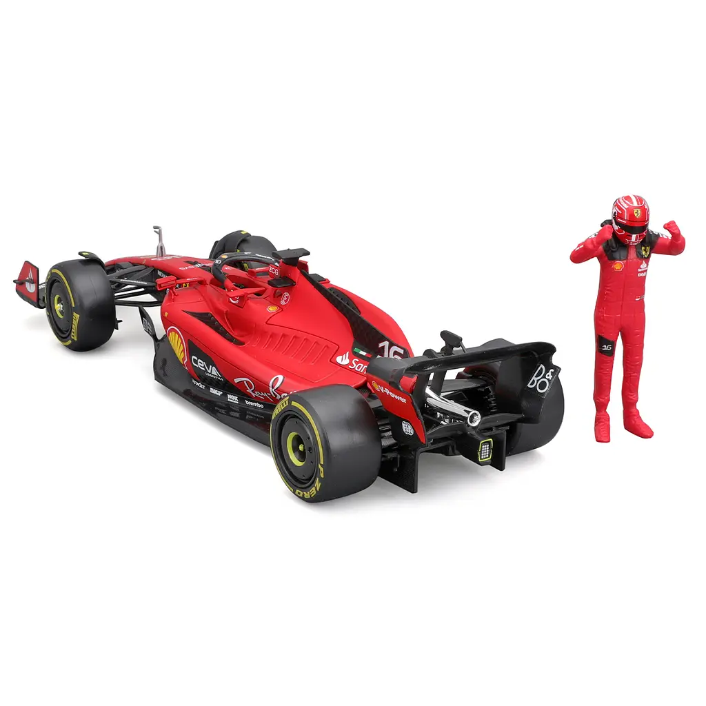 Автомодель с фигуркой Bburago Ferrari SF-23, 1:24 в ассортименте (18-26809) - фото 5