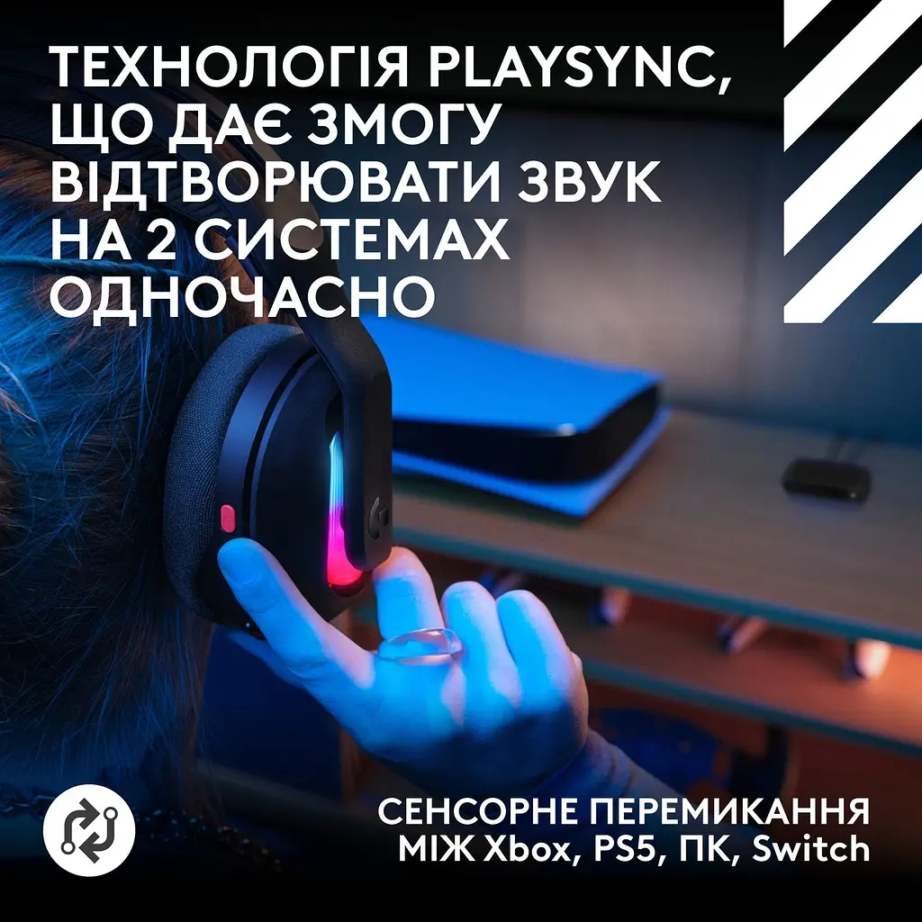 Ігрові навушники Logitech G Astro A20 X Black (939-002247) [158083] - фото 6