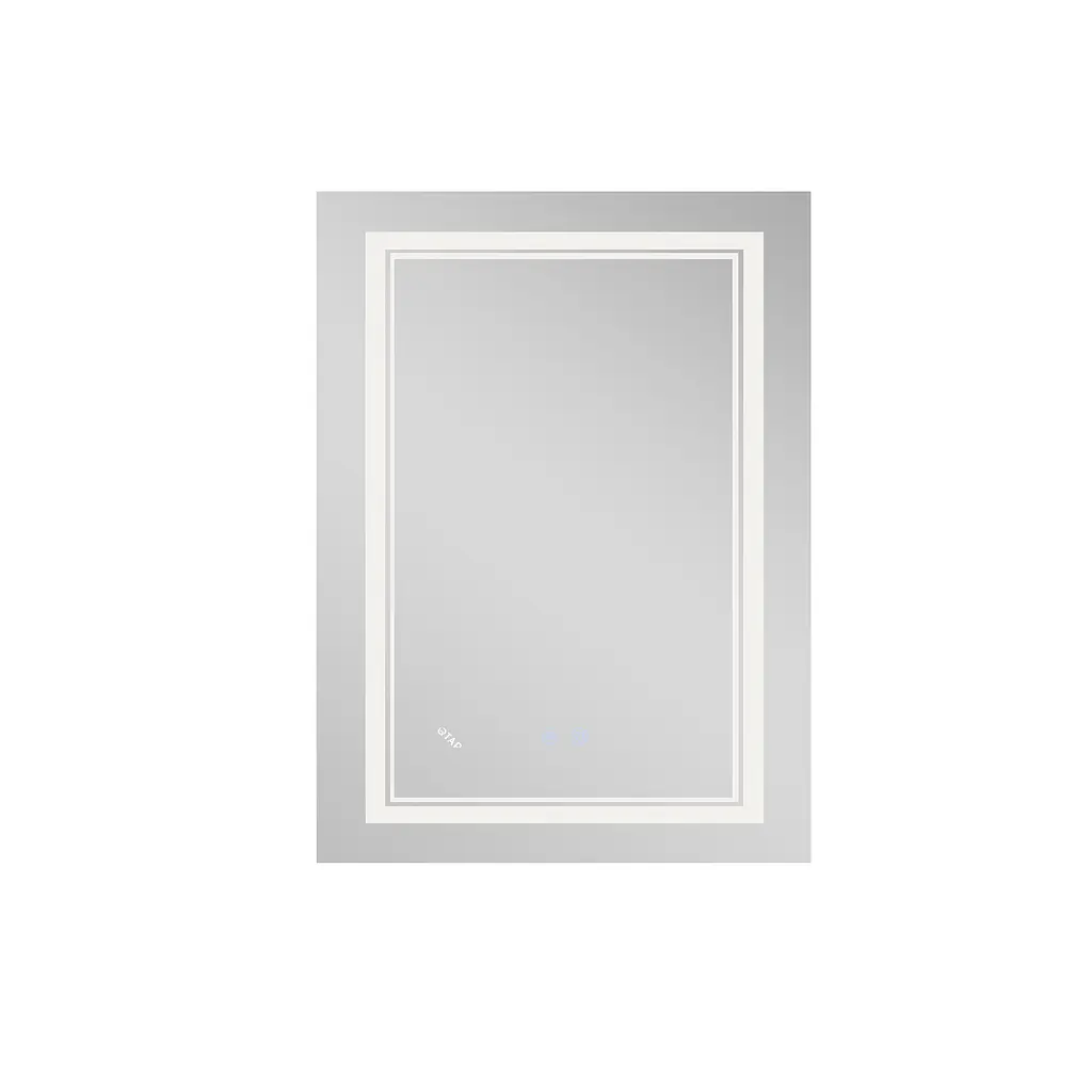 Дзеркало Qtap Cardinal 600x800 з LED-підсвічуванням Touch, з антизапотіванням, з димером температури кольору (3000-6500K) Reverse QT0478C6080 - фото 3