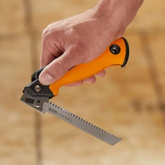Пила універсальна складана 2 полотна (метал, дерево) Fiskars Pro PowerTooth 150 мм 13/24 TPI 1062934 - фото 12