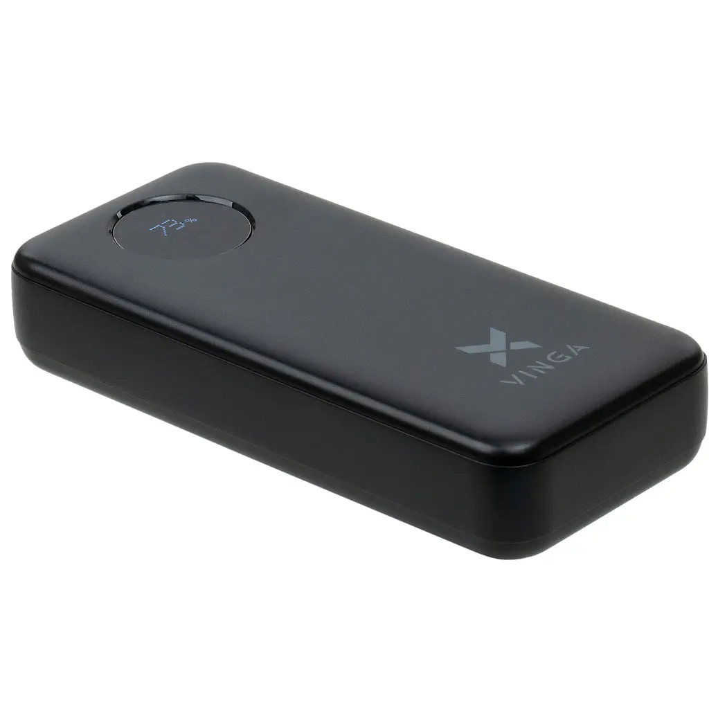Батарея універсальна Vinga 20000 mAh 22.5W Display Black (VPBB2022) - фото 4