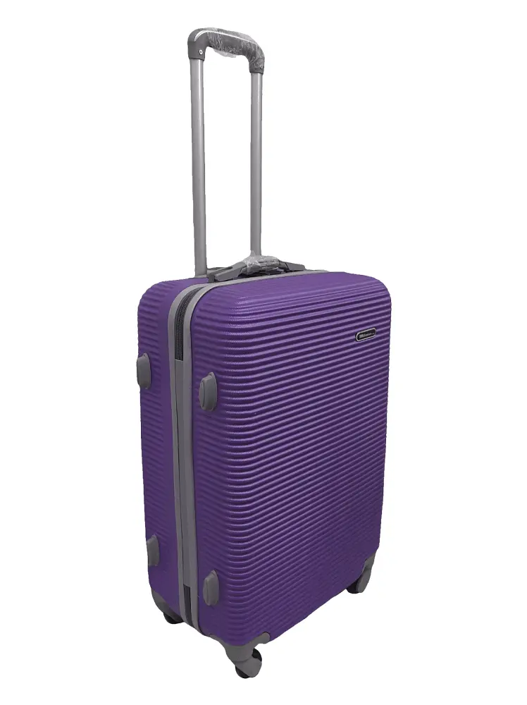 Валіза середня M ABS-пластик Milano bag 004 66×44×28,5см 75л Фіолетовий - фото 2