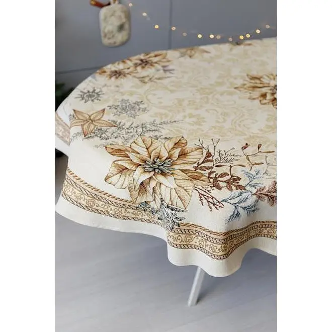 Скатерть Прованс Золотой праздник гобелен 135х180 см (37390) - фото 2