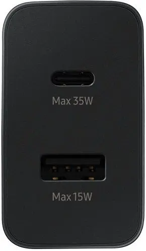 Мережевий зарядний пристрій Samsung Power Adapter Duo 35W Black [EP-TA220NBEGRU] [58587] - фото 3