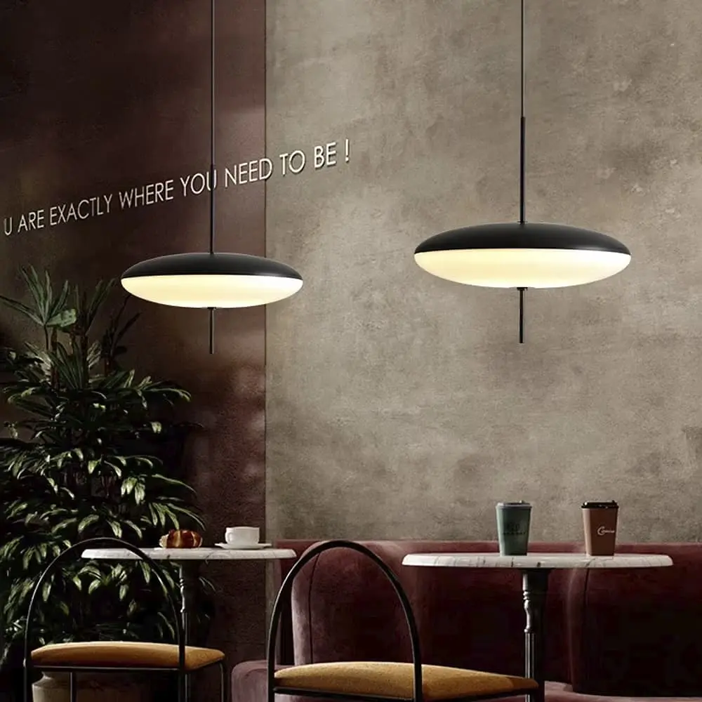 Современный подвесной светильник в элегантном черном цвете Ø 50 см | Line F | Арт. BM3-500 - фото 6