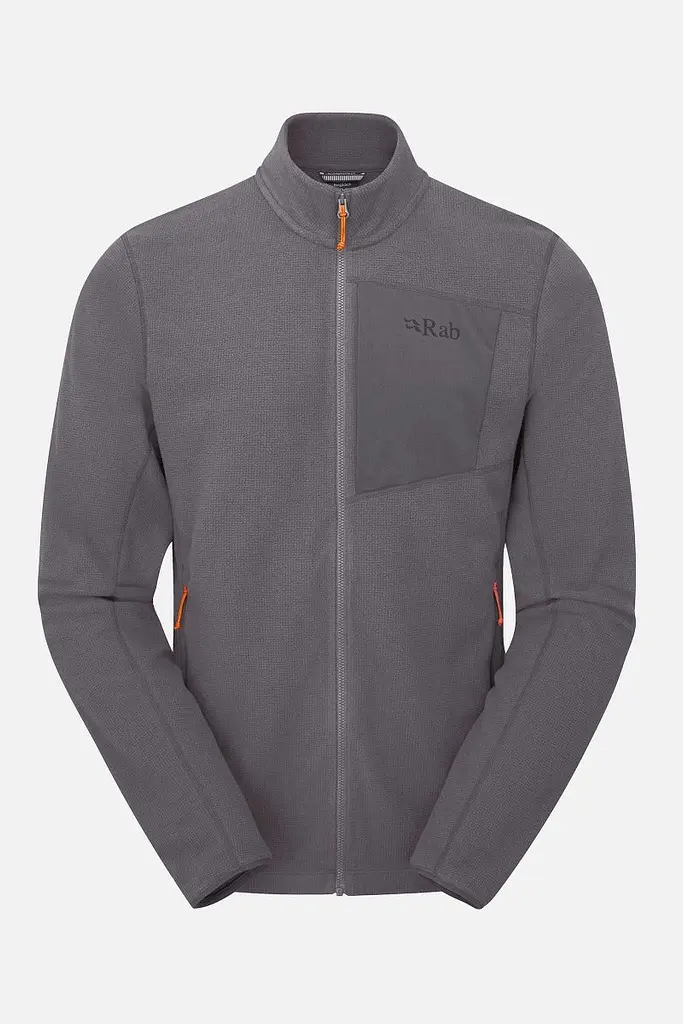 Чоловіча флісова кофта Rab Tecton Jacket L Сірий - фото 3