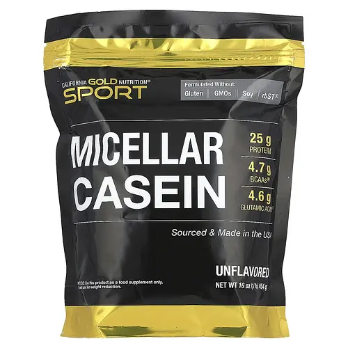 Казеїн Micellar Casein 454 грам California Gold Nutrition vit0005810