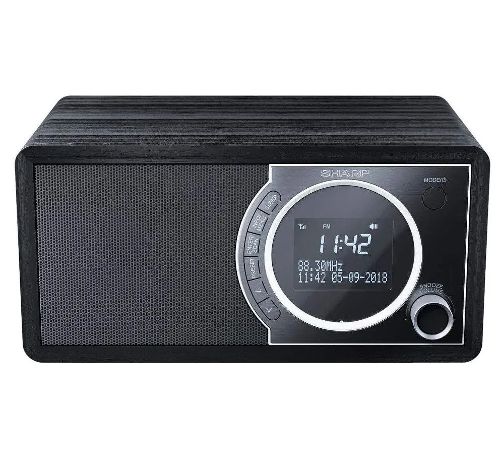 Радіоприймач колонка Sharp DR450BK Black DAB+, FM RDS, Bluetooth, мережа