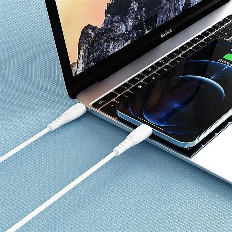 Кабель Foneng X75 USB-C - Lightning (M/M), 1 м, White (X75-CA-TCIP) - фото 2
