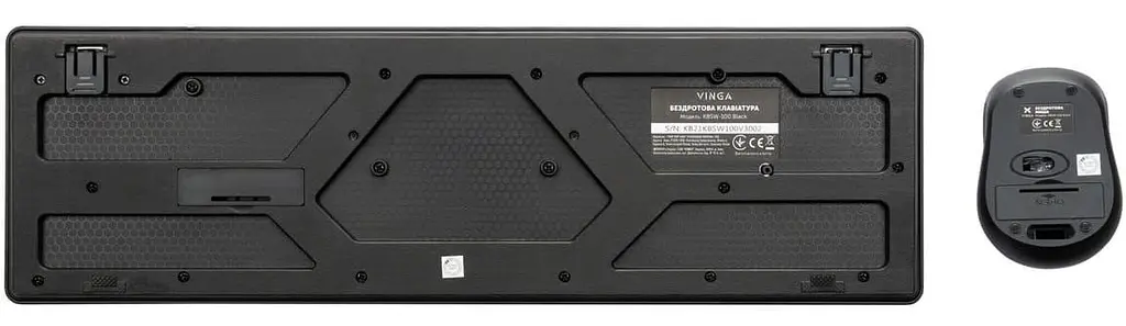 Комплект (клавиатура и мышь) Vinga KBSW-100 Wireless (KBSW-100) Black - фото 5