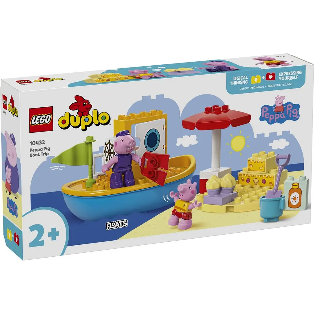 Конструктор LEGO DUPLO Морская прогулка Пеппы на лодке 23 детали (10432) - фото 2
