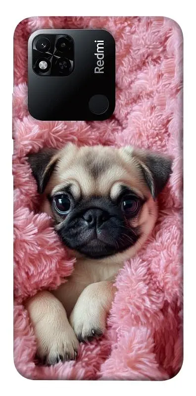 TPU чохол Demsky Мопс у ніжностях для Xiaomi Redmi 10A