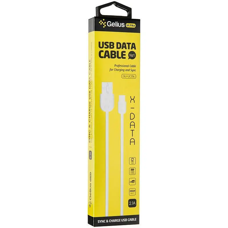 USB кабель Gelius Ultra X-Data GU-UC01t Type-C Black - фото 2