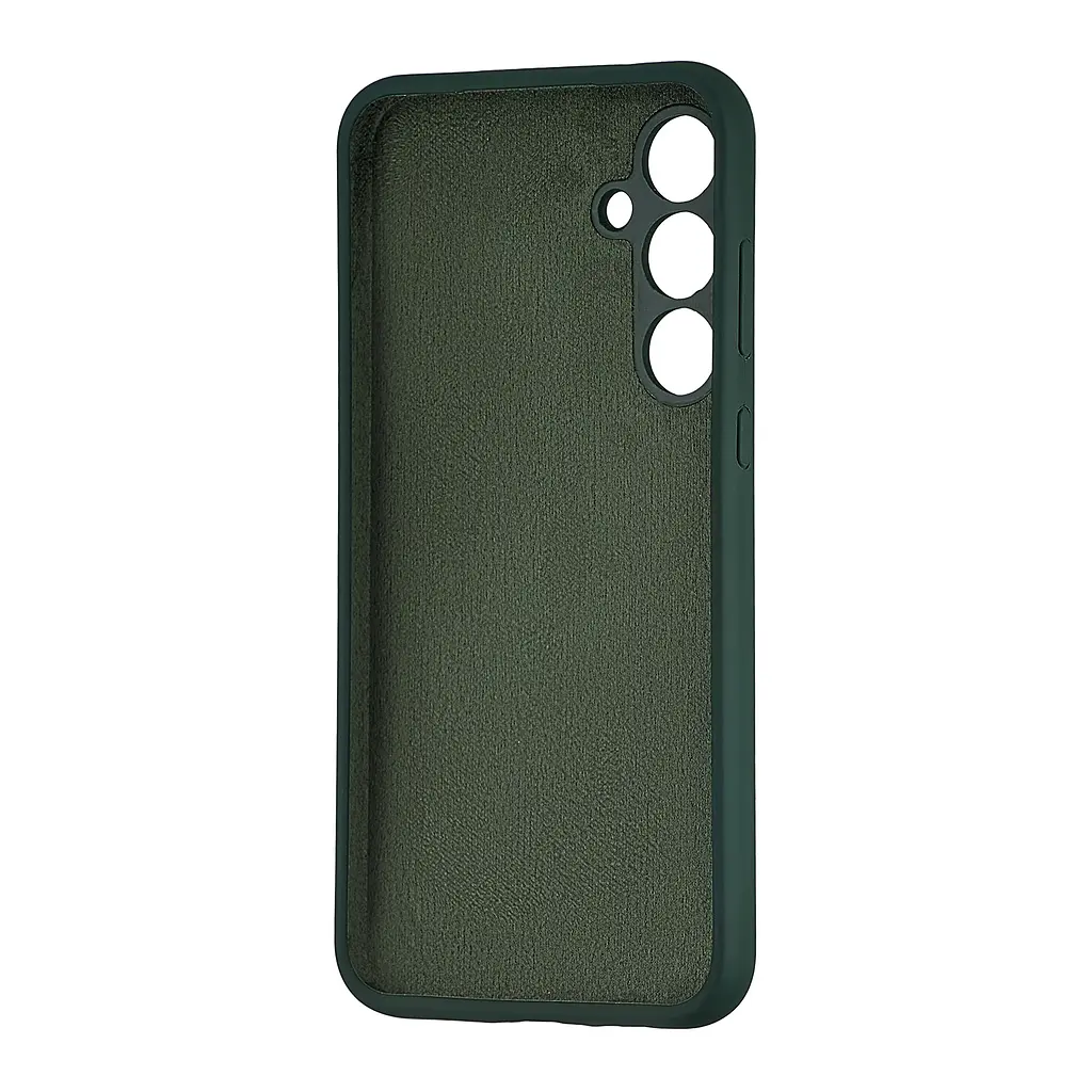 Чохол Silicone Case Samsung A55 (A556) Dark Green - фото 2