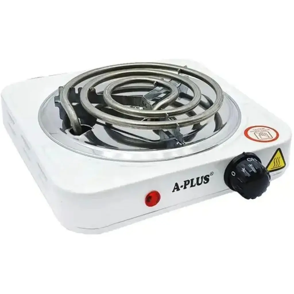 Плита одноконфоркова спіральна кухонна A-Plus настільна переносна 1000 Вт - фото 2