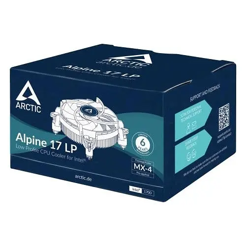 Кулер для процесора Alpine 17 LP, алюміній, 1x88 мм, для Intel 1700 (ACALP00042A) Arctic teh0027848 - фото 5