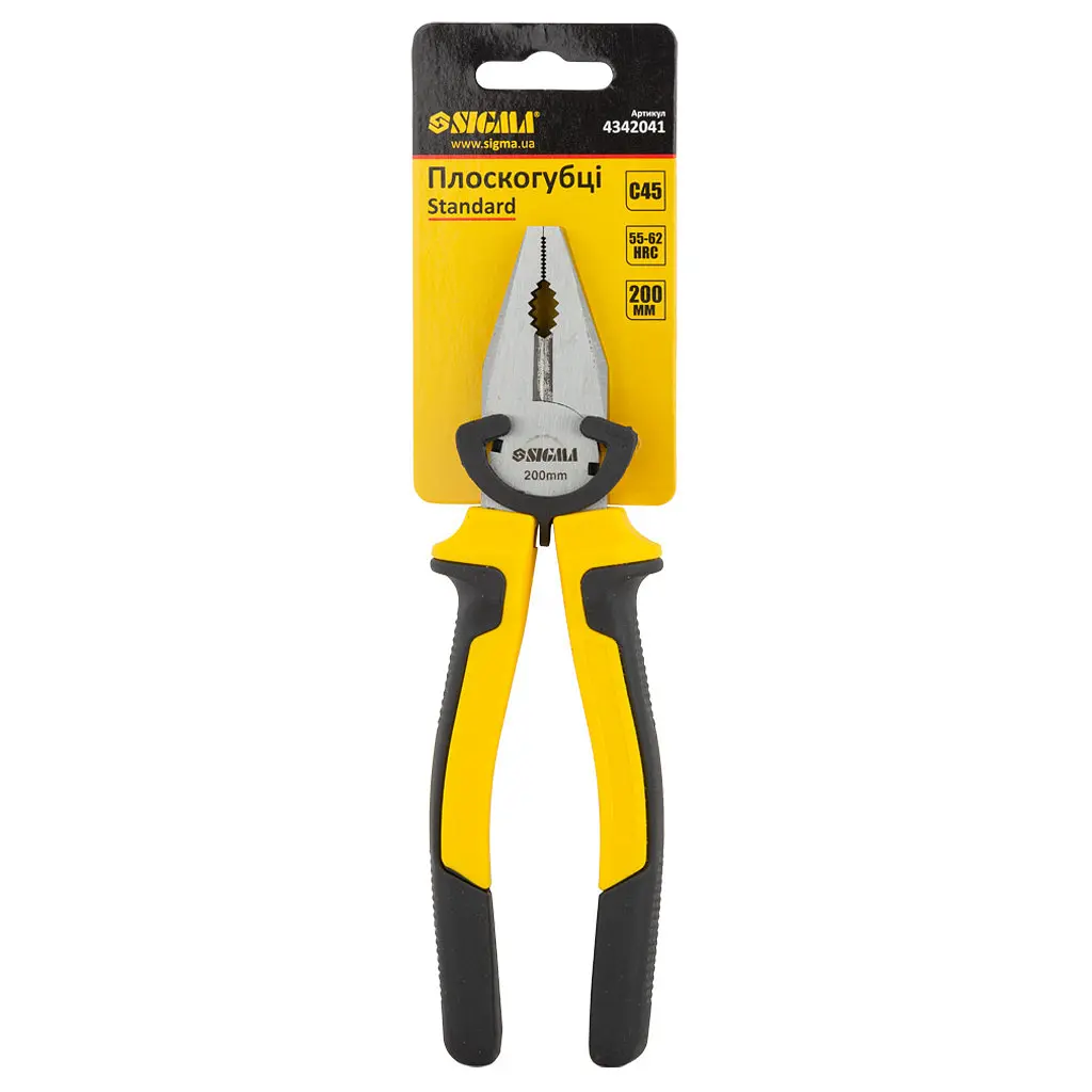 Плоскогубці Sigma 200мм Standard (4342041) - фото 3
