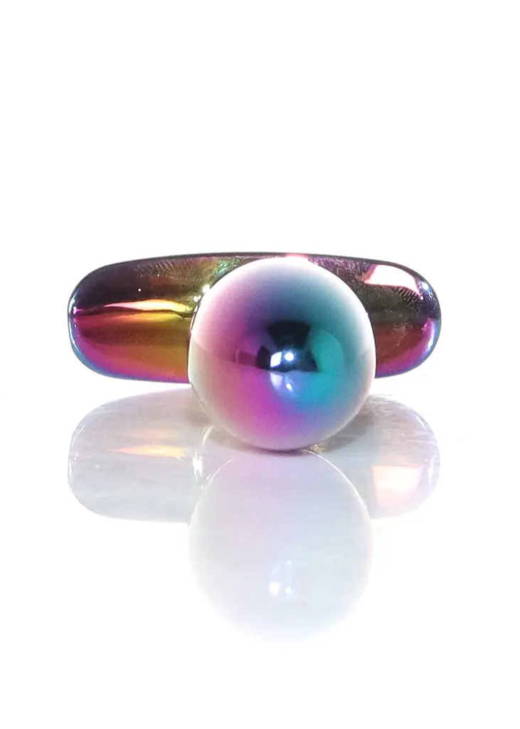 Анальна пробка з кристалом B - Series HeavyFun Plug-Jewellery Multicolour, 7.7 см (червоний) - фото 5