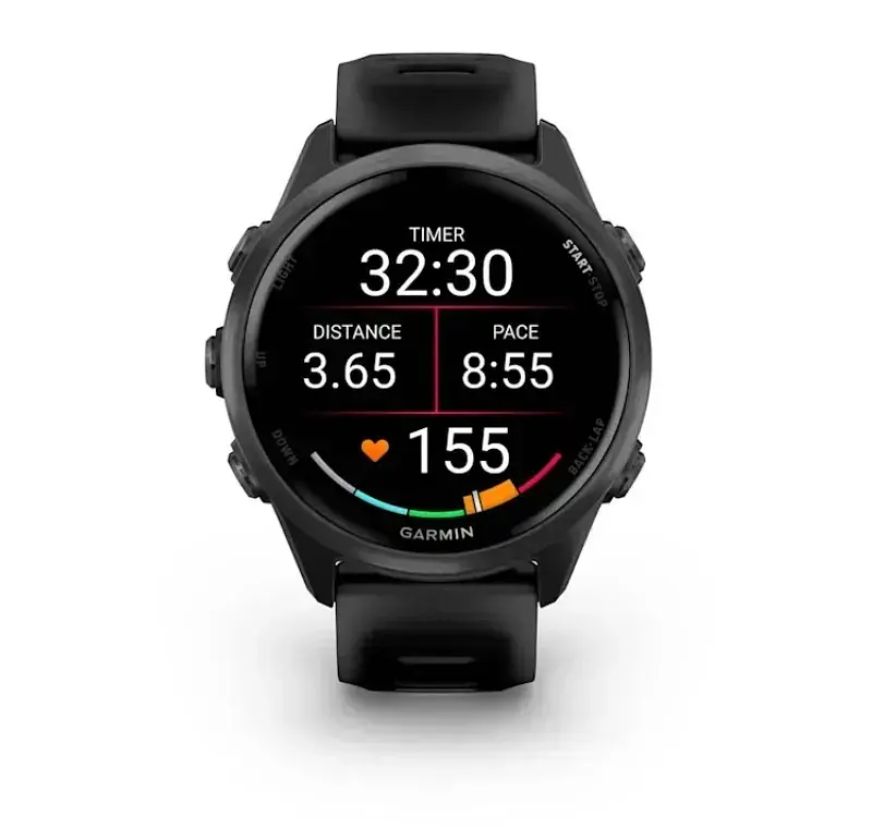 Смарт-часы Garmin Forerunner 570 42mm Slate Gray with Black/Translucent Black Silicone with Slate Buckle (010-02970-40) - фото 8