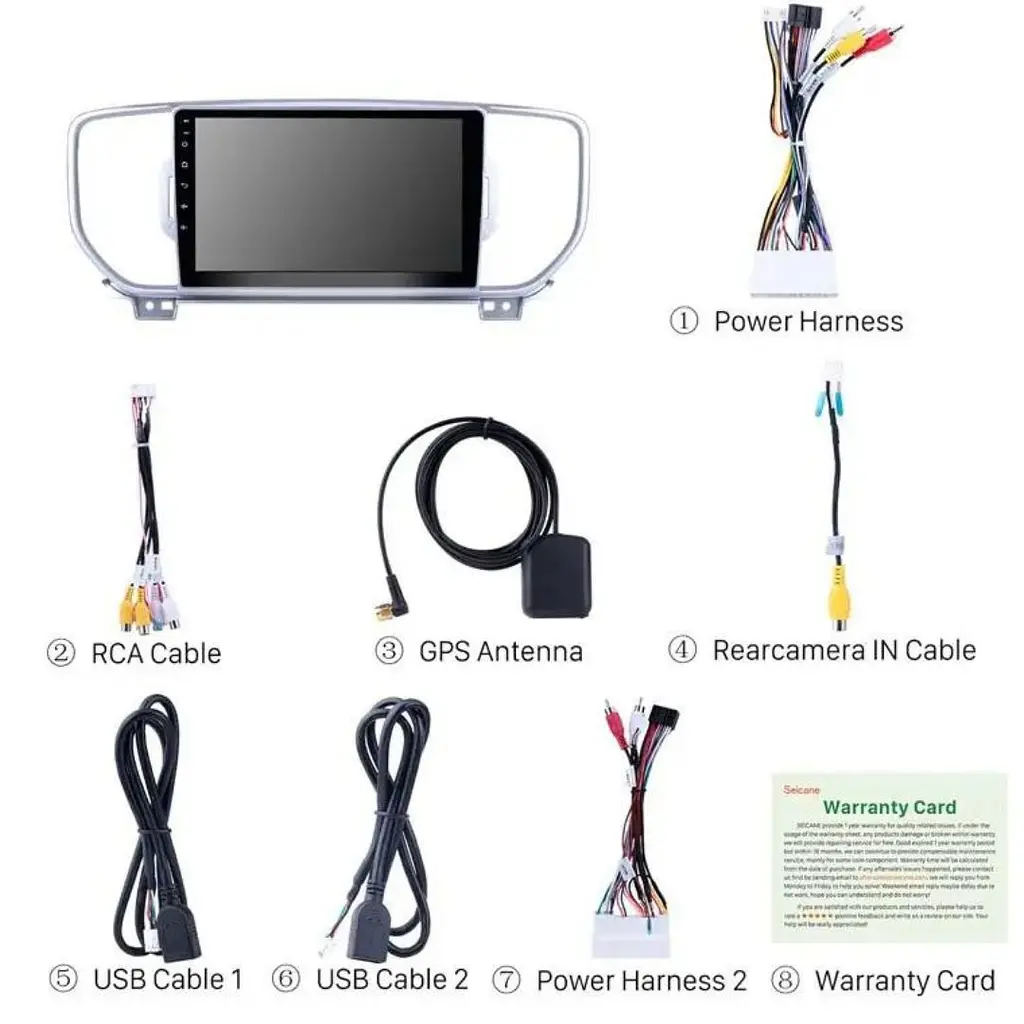 Штатная автомагнитола XPRO Kia Sportage KX5 2016-2018 (9") Android 10.1 (4/32) черная (MER-14118_5463) - фото 3