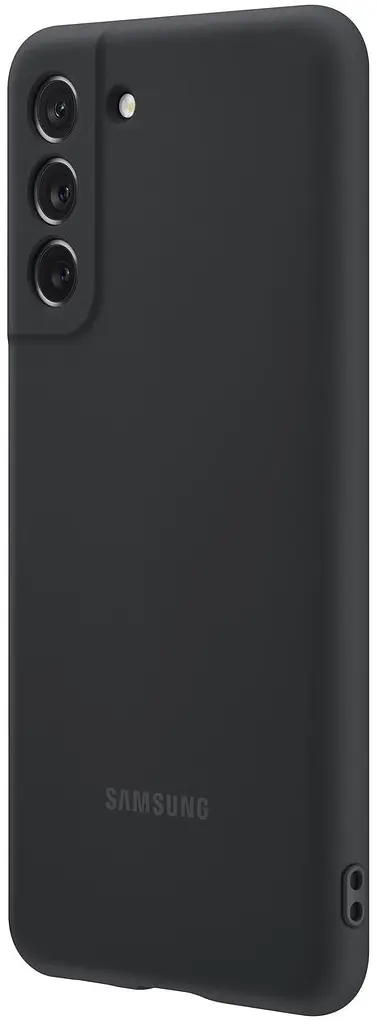 Оригінальний силіконовий чохол для Samsung Galaxy S21 FE (G990) Silicone Cover Black EF-PG990TBEGRU - фото 2