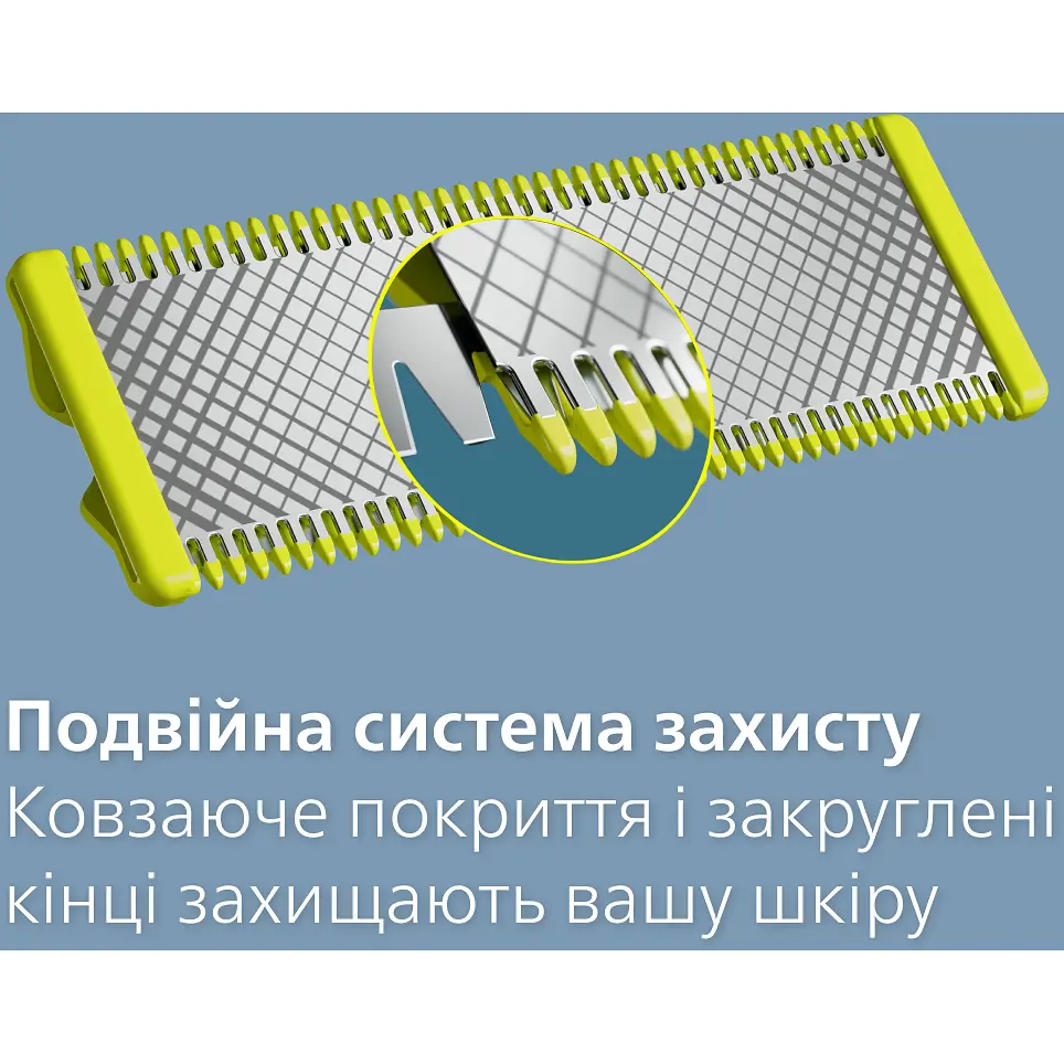 Змінні леза Philips OneBlade Face + Body, 2 шт. (QP620/50) - фото 14