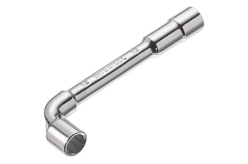 Ключ торцевой L-образный с отверстием Intertool 12 мм HT-1612 - фото 2