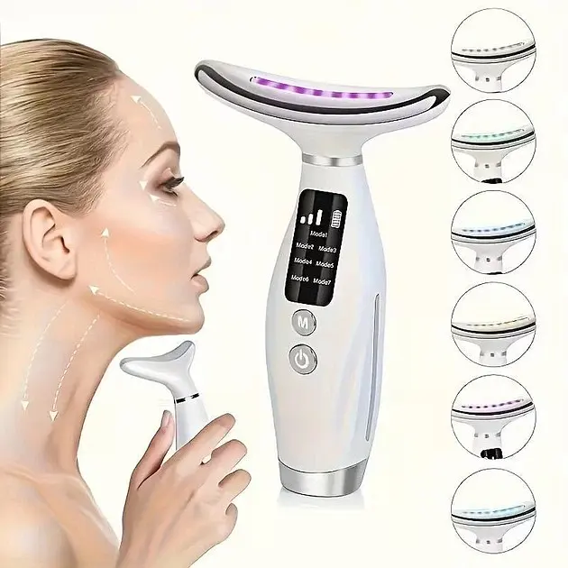 Масажер для обличчя ліфтинг  Neck Beauty 2294  акумуляторний  7 режимів роботи - фото 2