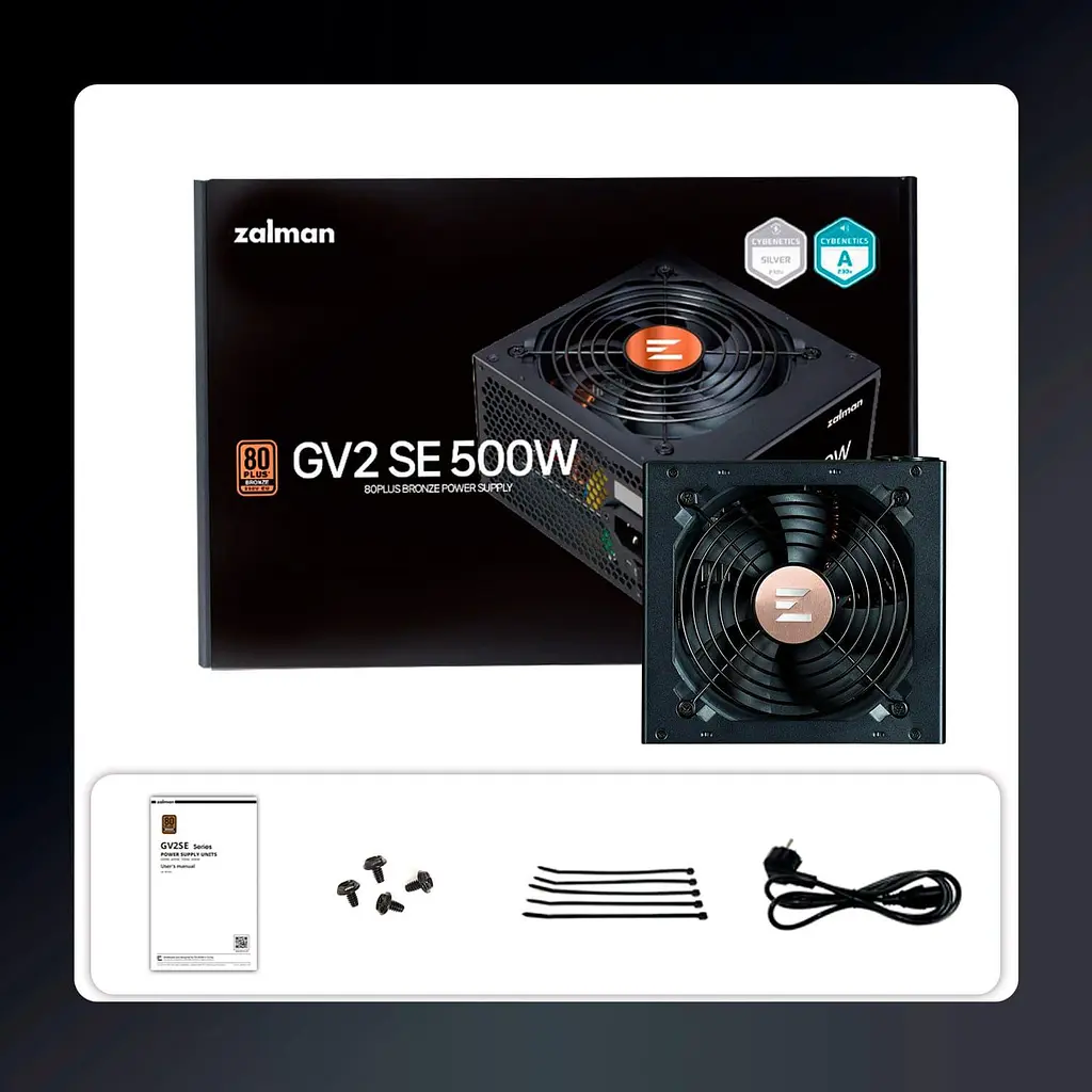 Блок питания Zalman GV2SE 80+ Bronze (ZM500-GV2SE) - фото 10