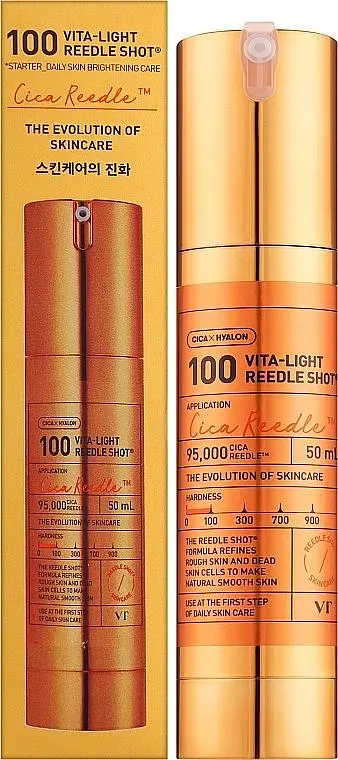 Сироватка для обличчя з мікроголками та вітаміном С 50 мл VT Cosmetics Vita Light Reedle Shot 100