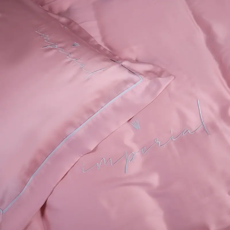Наволочка MirSon Imperial Tencel №02 Pink 60х60 см (2200010753424) - фото 5