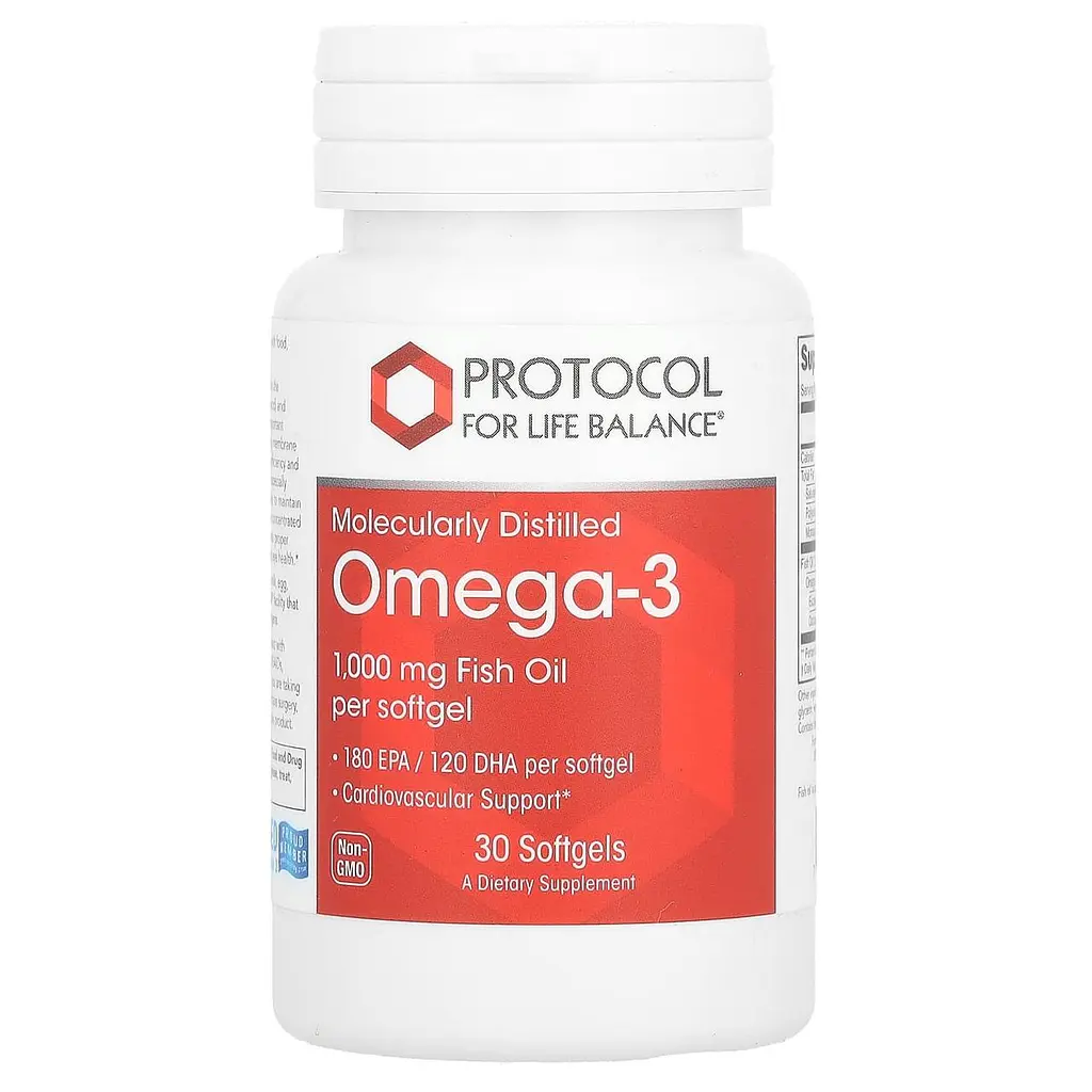 Омега-3 Protocol for Life Balance Omega-3 1000 мг 30 гел капс