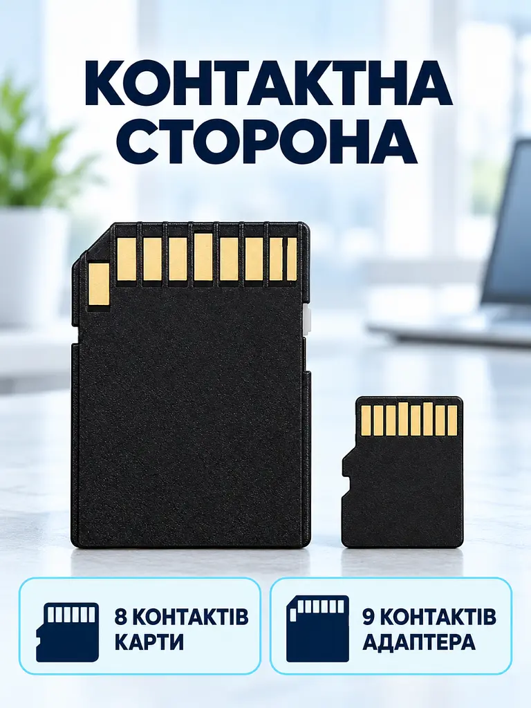 Карта пам'яті microSDHC 16 ГБ Class 10 з SD-адаптером Чорна (37261544) - фото 6