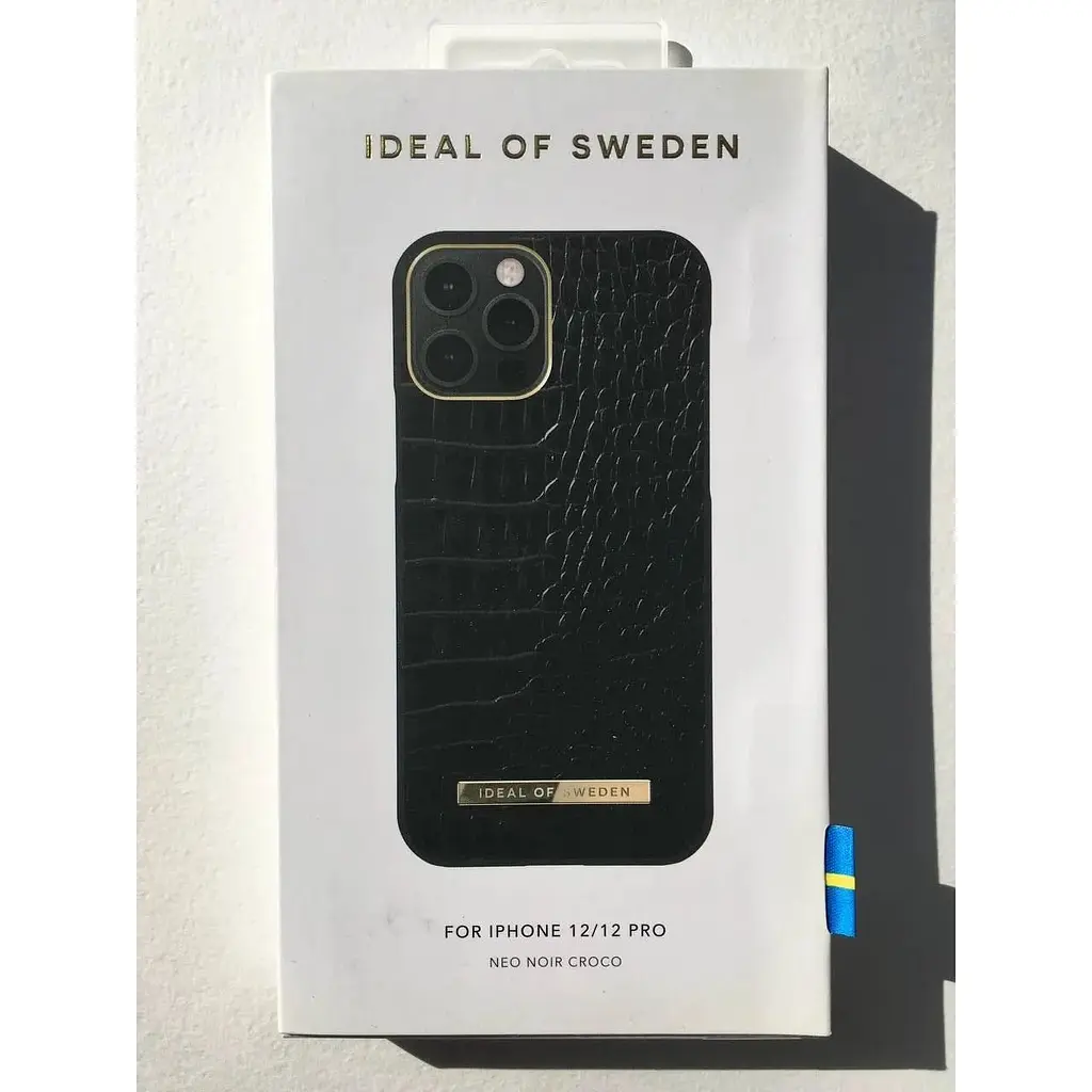 Протиударний чохол iDeal of Sweden Atelier MagSafe для iPhone 12 Pro (6.1") Neo Noir Croco - фото 5