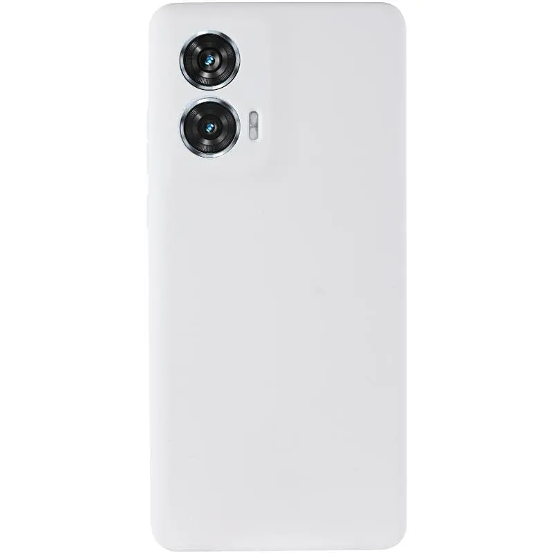 Чехол Silicone Cover Lakshmi Full Camera (AA) для Motorola Edge 50 Белый / White - фото 2
