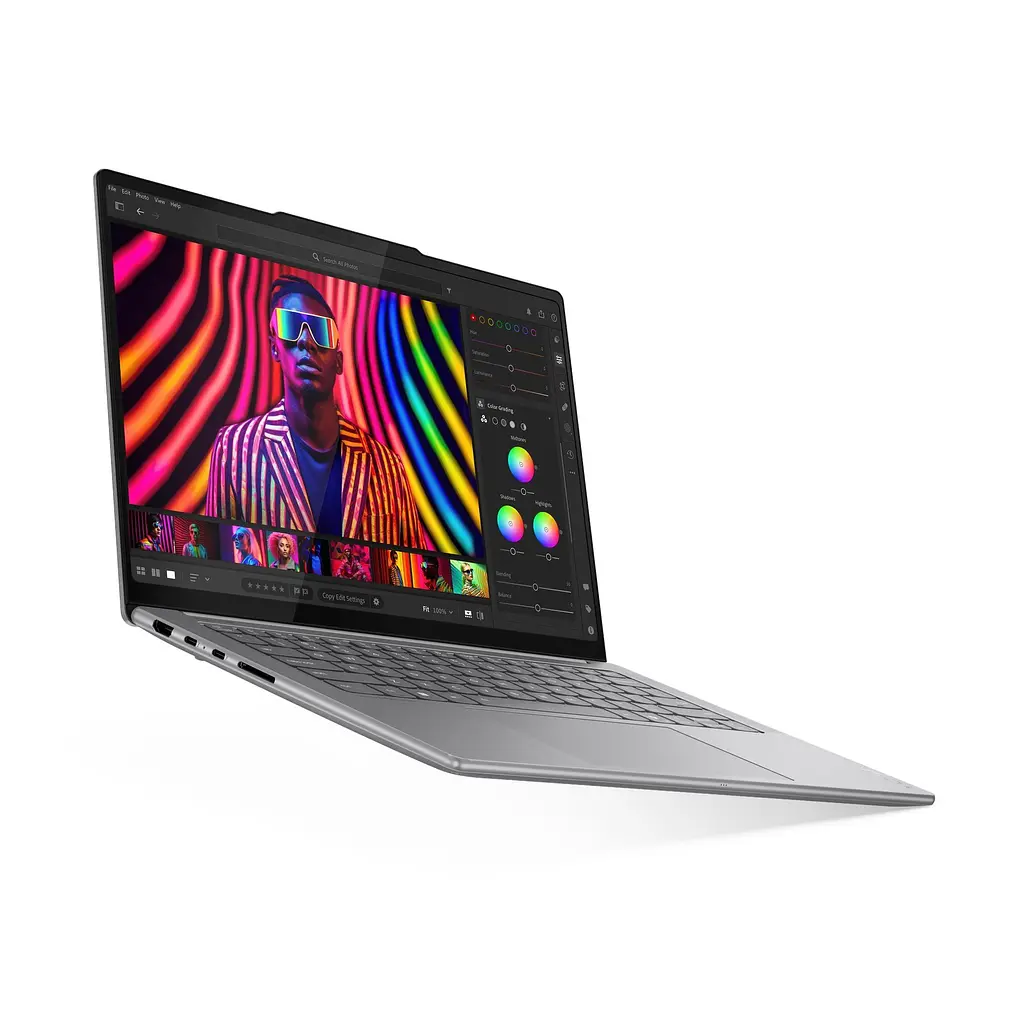 Ноутбук Lenovo Yoga Pro 7 14IAH10 (83KF000YRM), Intel Core Ultra 7 255H до 5,1 ГГц, 14,5-дюймовый 3K Touch, 32 ГБ, 1 ТБ, Intel Arc 140T, Windows 11 Home, Luna Gray - фото 2