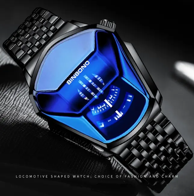 Наручний годинник чоловічий Hemsut Binbono Black Чорний (2559) - фото 7