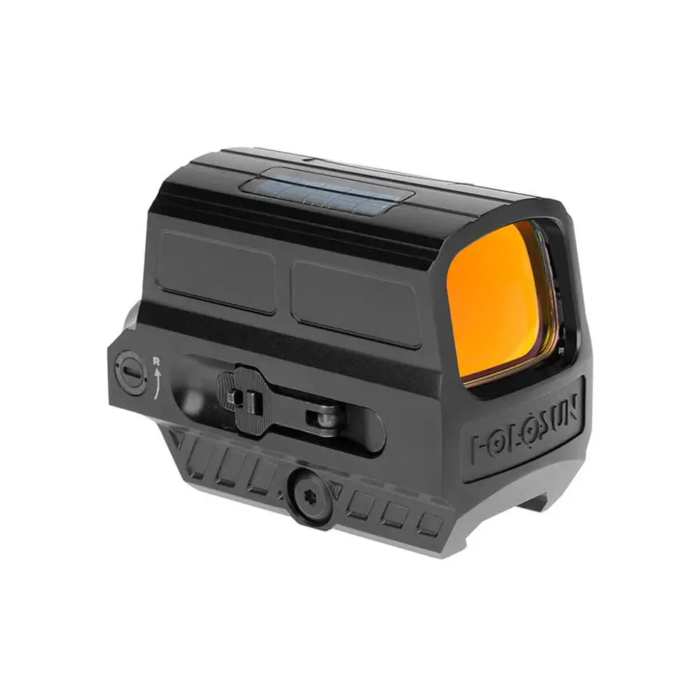 Коліматорний приціл Holosun HS512C-RD 2MOA/65MOA red dot мультиприцільна сітка, із сонячною батареєю (HS512C-RD) - фото 2