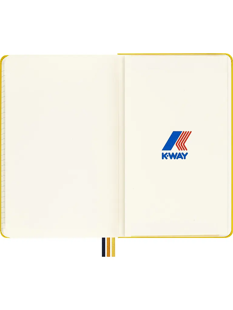 Записник Moleskine x K-Way середній, Лінійка Жовтий Нейлон (SKQP060KWYELLWT05) - фото 6